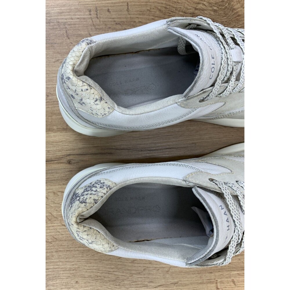 Cole Haan GrandPro Downtown W22935 Women'sCream Leather Sneaker Shoes Size 10 B - Picture 15 of 16